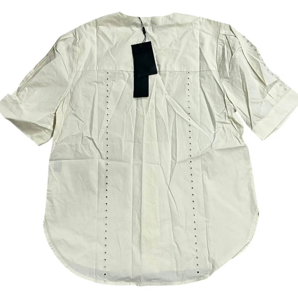JENNI KAYNE HARPER BLOUSE IN WARM IVORY SHIRT TOP WOMENS SIZE S SMALL NWT NEW - Picture 6 of 6